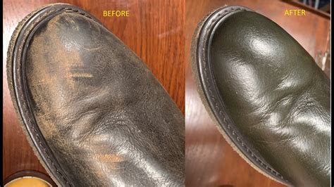 how to repair scuffed shoes.